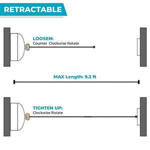 Portable Stainless Steel Retractable Clothesline