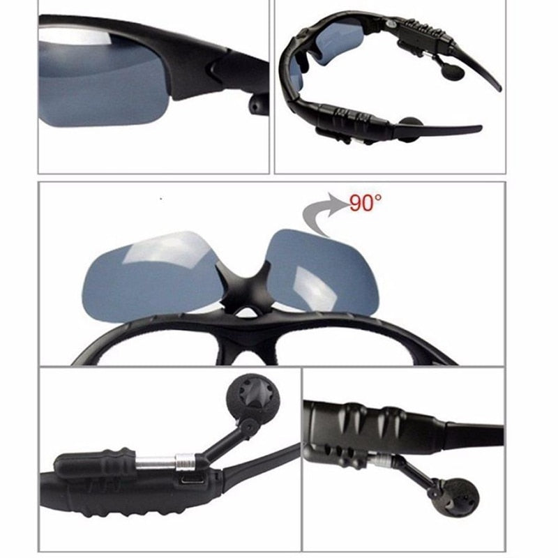 Active Outdoor Bluetooth Sunglasses with Anti Glare and UV Protection